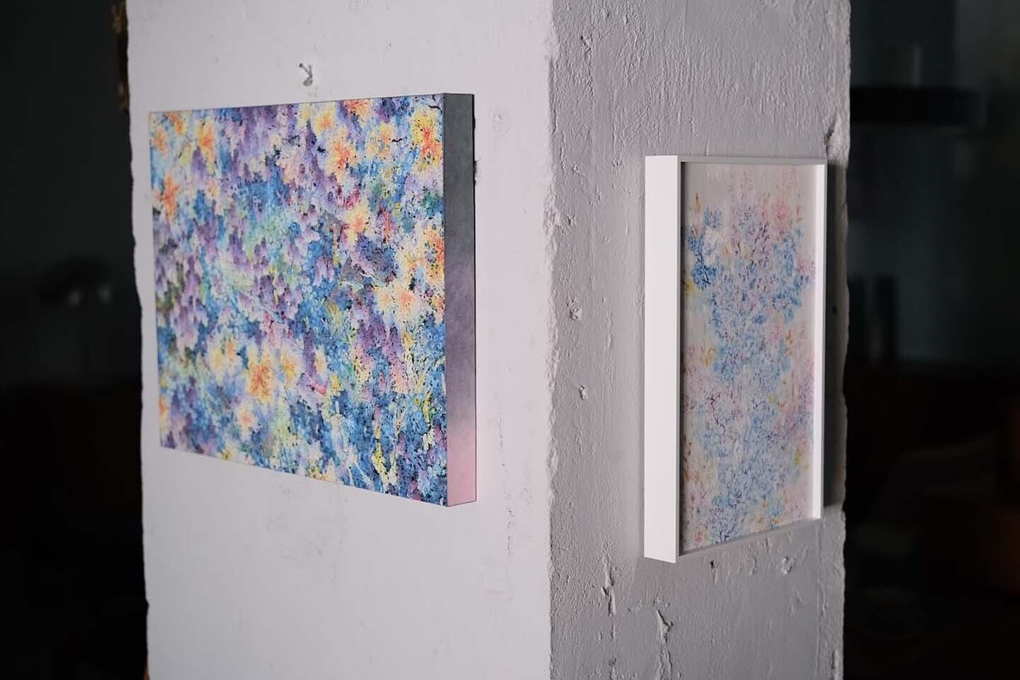 《霧霧》 周佑貞畫作與除除陶作創作 《霧霧》 周佑貞畫作與除除陶作創作