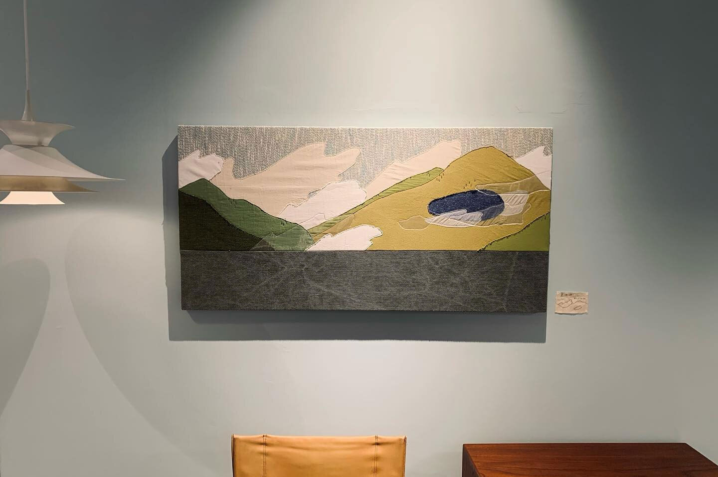 嘉明湖布畫創作 嘉明湖