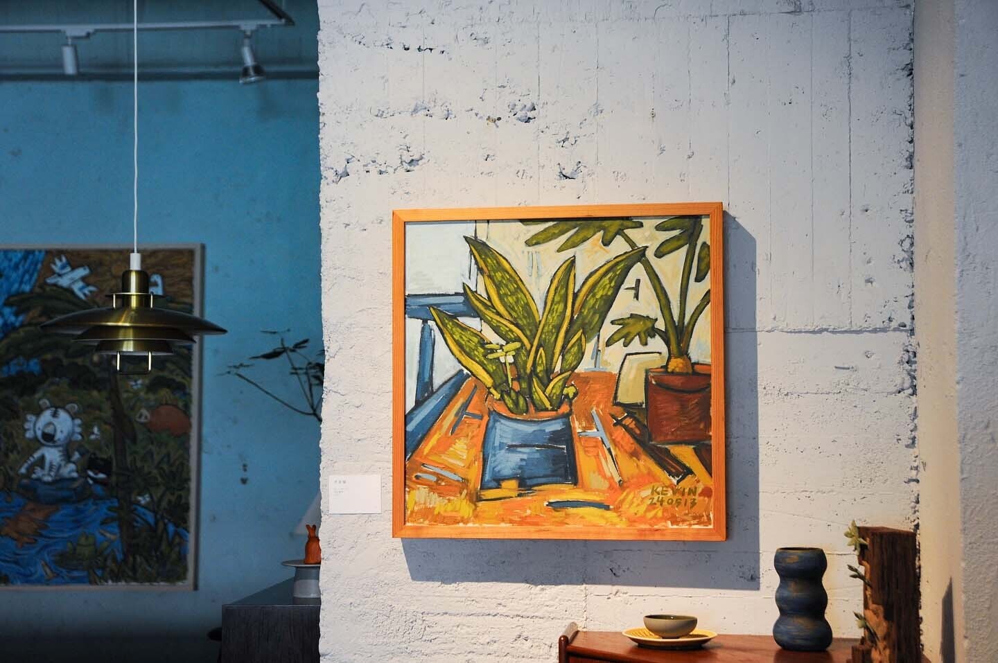 KEVIN油畫創作展覽『孩子』與陶品牌