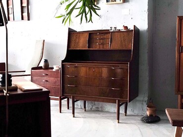 丹麥桃花心木寫字桌 丹麥桃花心木寫字桌