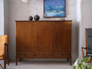 丹麥桃花心木餐具高櫃 丹麥桃花心木餐具高櫃