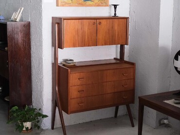 丹麥老件多功能寫字櫃 丹麥老件多功能寫字櫃