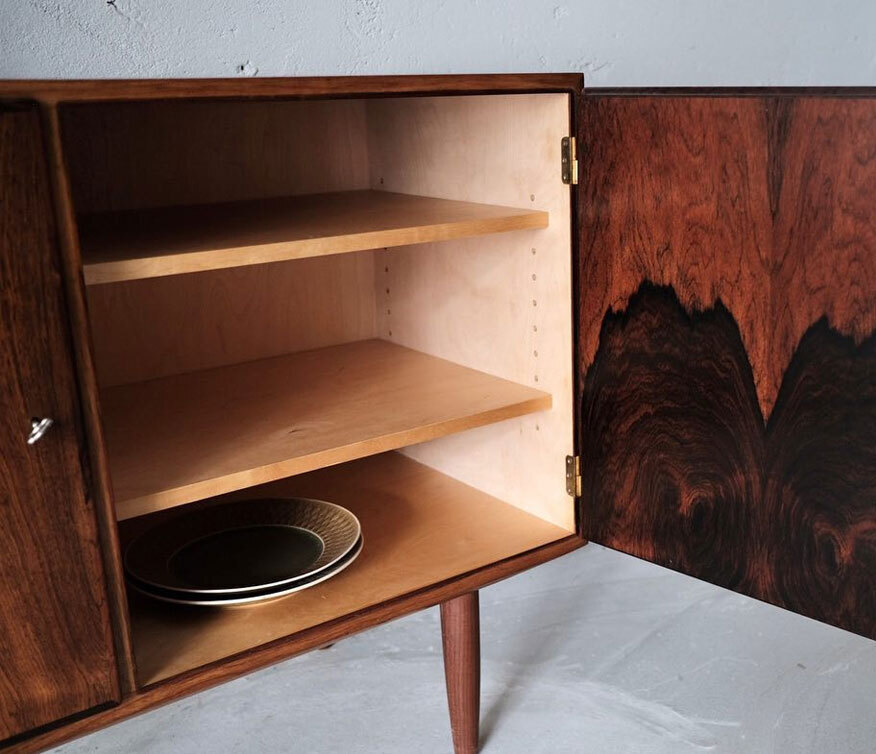 丹麥玫瑰木置物櫃