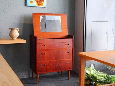 丹麥柚木斗櫃梳妝台 丹麥柚木斗櫃梳妝台