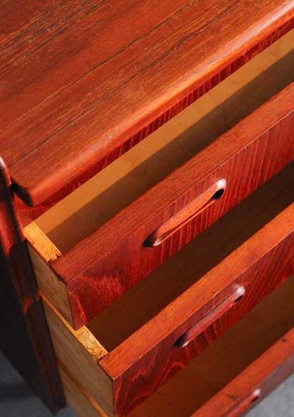 柚木斗櫃梳妝台