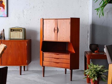 丹麥柚木角落櫃 丹麥柚木角落櫃