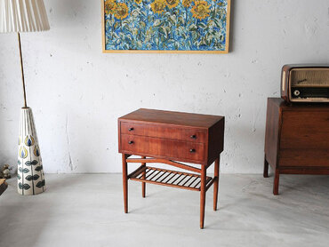 丹麥柚木抽屜邊櫃 丹麥柚木抽屜邊櫃