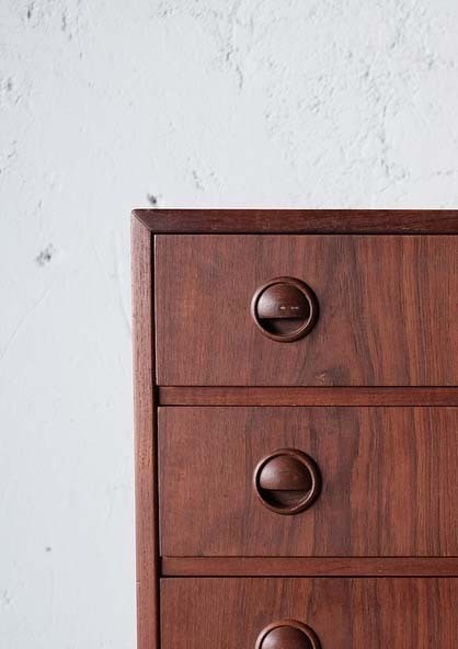 丹麥柚木抽屜邊櫃