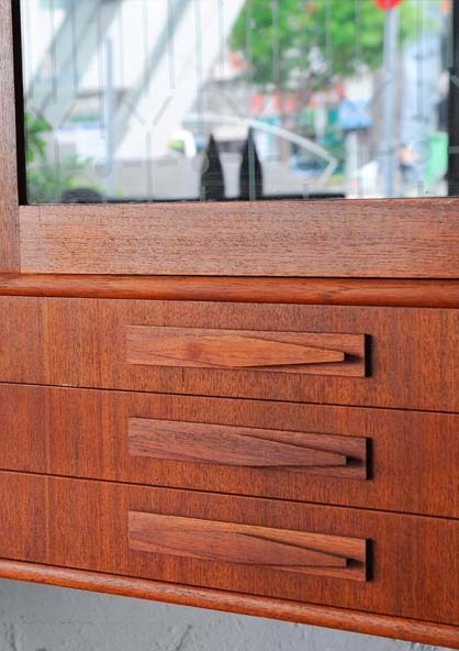 丹麥柚木轉角櫃