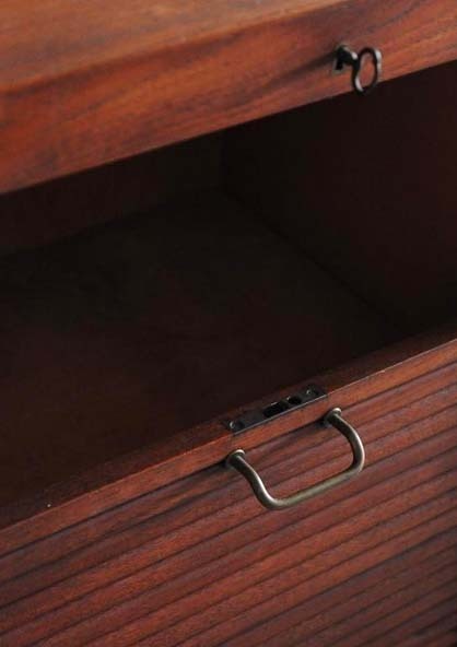 柚木捲門櫃 柚木捲門櫃