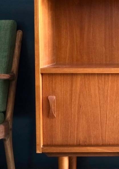 丹麥柚木拉門邊櫃 丹麥柚木拉門邊櫃