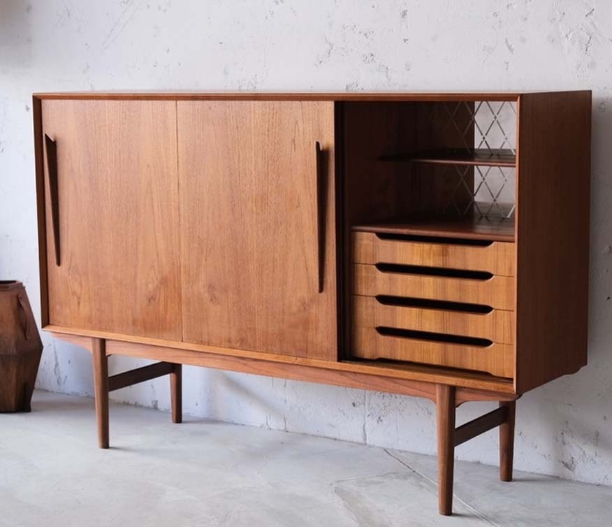 丹麥柚木收納餐邊櫃