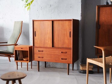 丹麥柚木老件邊櫃 丹麥柚木老件邊櫃