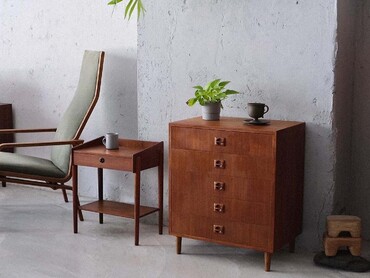丹麥老件五層抽屜櫃 丹麥老件五層抽屜櫃