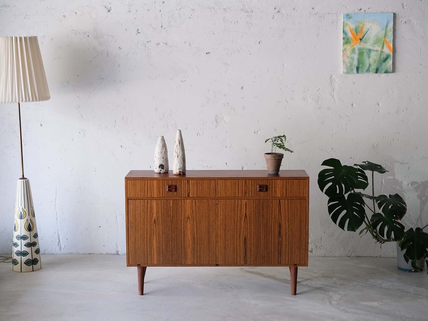 丹麥老件玫瑰木收納邊櫃 丹麥老件玫瑰木收納邊櫃