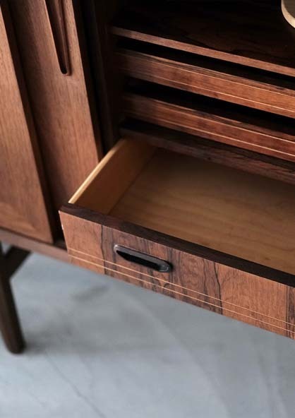 老件柚木餐邊櫃