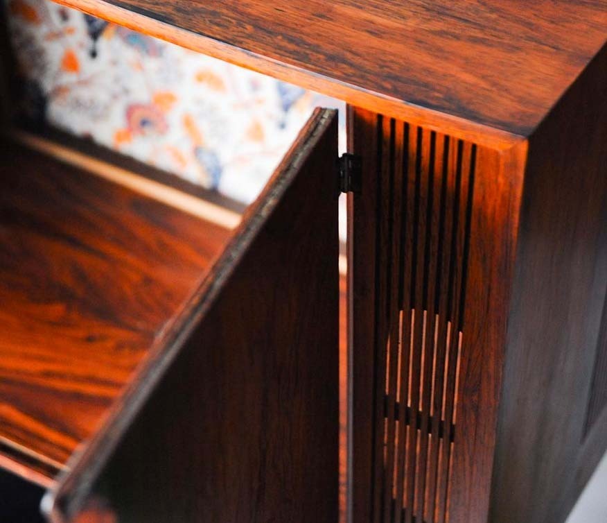 玫瑰木拉門電視櫃