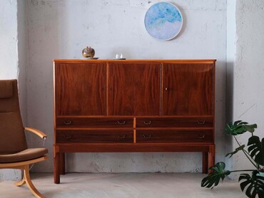 老件桃花心木邊櫃 老件桃花心木邊櫃