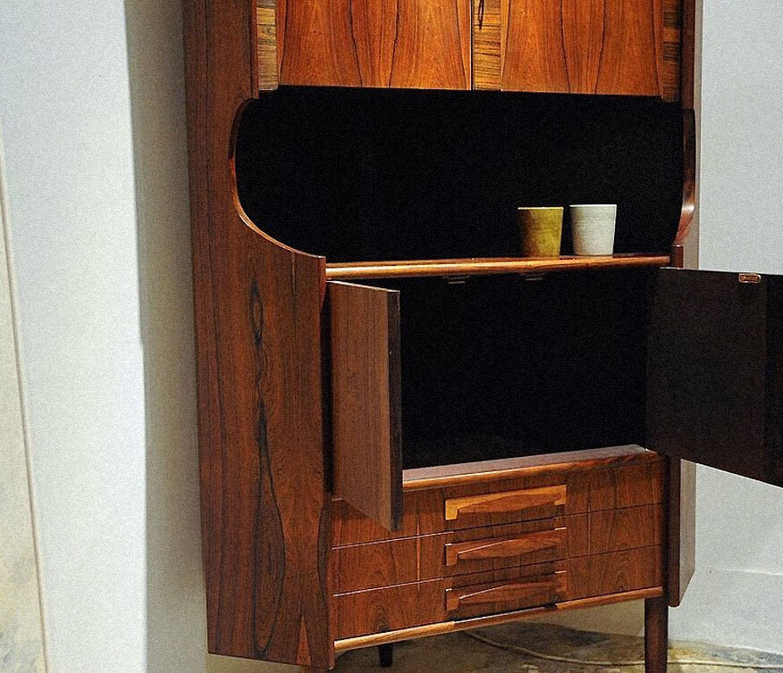 丹麥玫瑰木轉角櫃