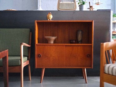 丹麥拉門展示邊櫃 丹麥拉門展示邊櫃