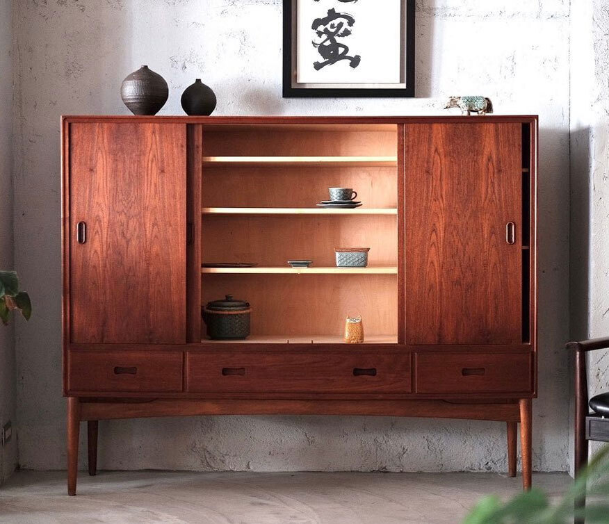 丹麥柚木餐具櫃 丹麥柚木餐具櫃