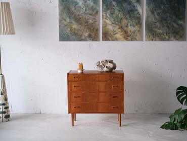 丹麥老件柚木斗櫃