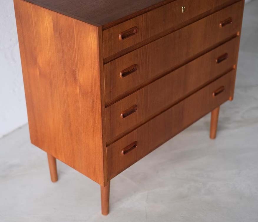 丹麥老件柚木斗櫃