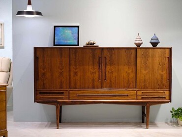 老件玫瑰木收納邊櫃 老件玫瑰木收納邊櫃