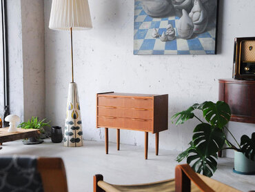 丹麥柚木三層抽屜櫃 丹麥柚木抽屜櫃