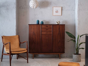 丹麥柚木收納高櫃 丹麥柚木收納高櫃