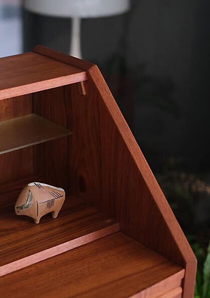 丹麥柚木寫字桌 寫字桌