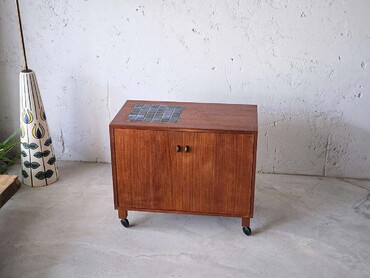 丹麥柚木磁磚小酒櫃 丹麥柚木磁磚小酒櫃