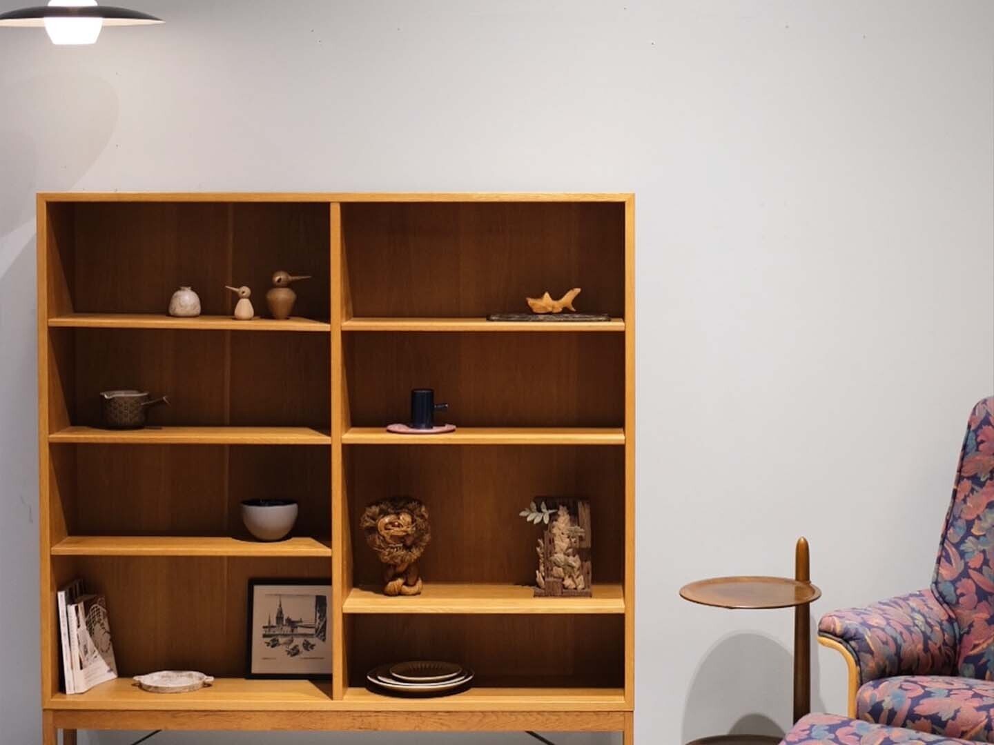 Bra Bohag 瑞典老件橡木展示櫃