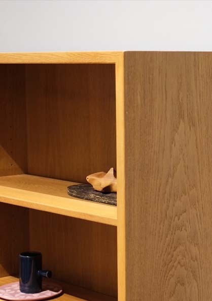 Bra Bohag 瑞典老件橡木展示櫃