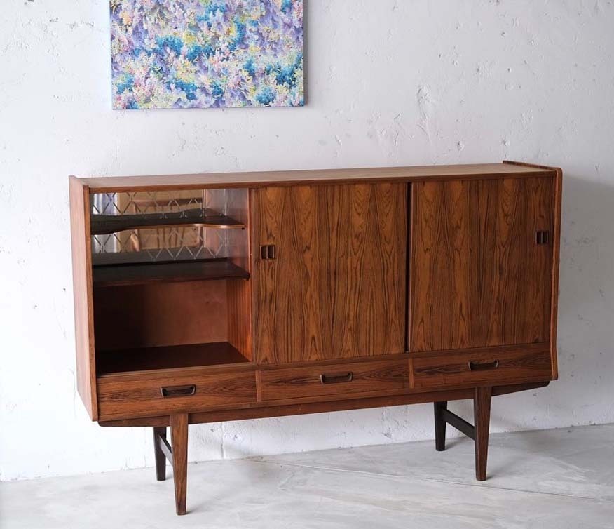 老件玫瑰木餐邊櫃