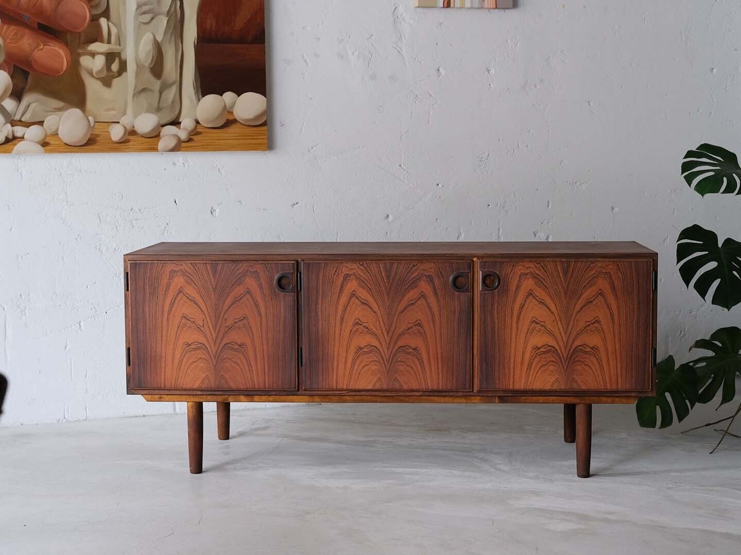 老件玫瑰木邊櫃