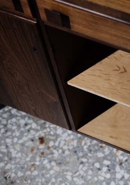 老件玫瑰木收納櫃