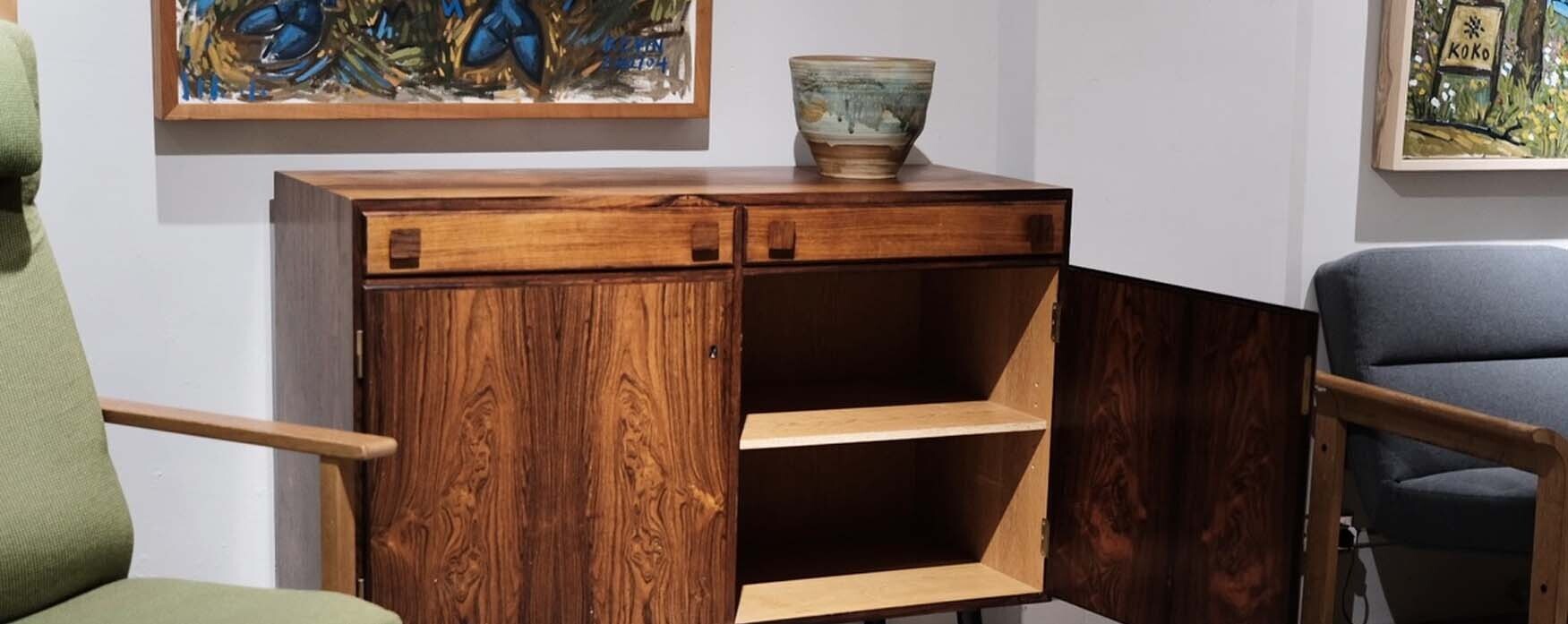 老件玫瑰木收納櫃