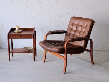 GÖTE MÖBLER 瑞典皮革休閒椅 GÖTE MÖBLER 瑞典皮革休閒椅