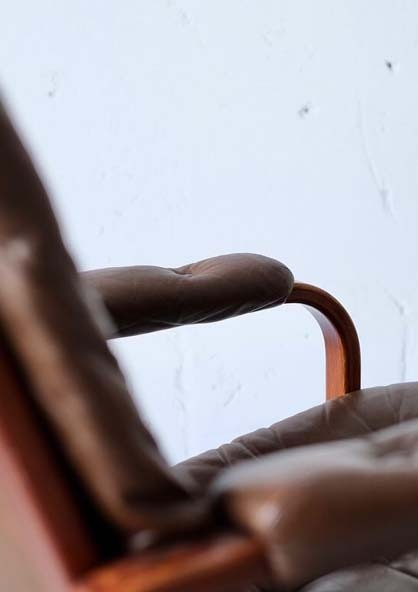 瑞典皮革休閒椅 瑞典皮革休閒椅