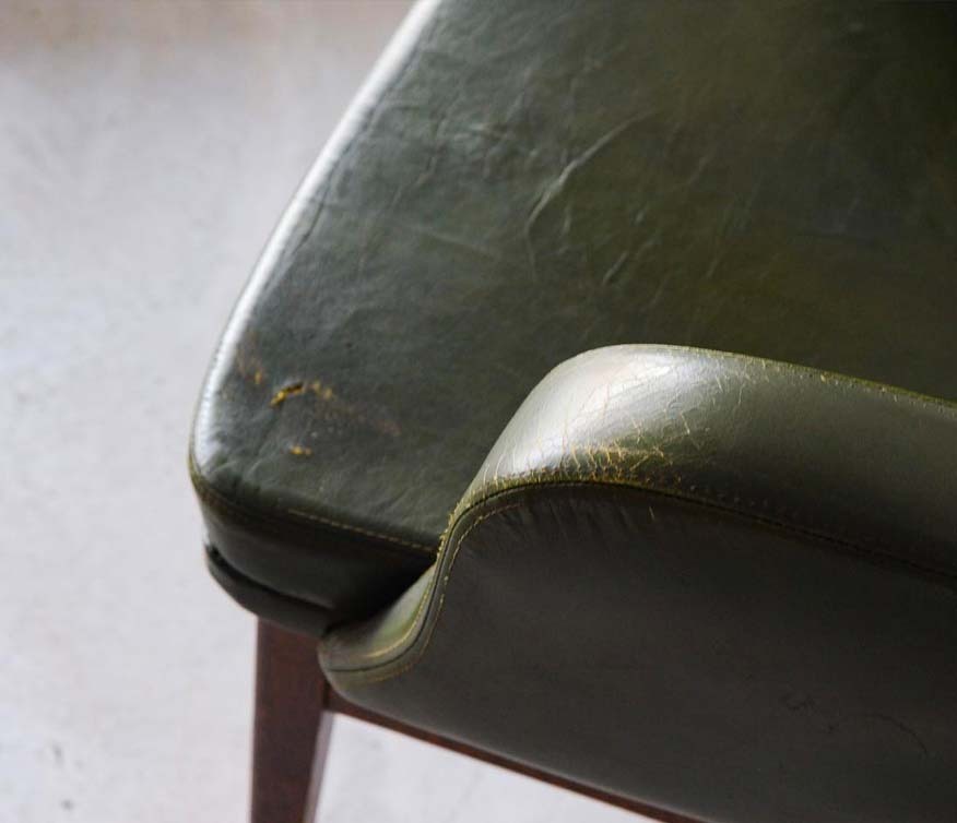 丹麥皮革扶手椅