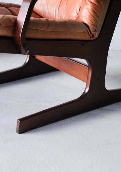 丹麥皮革扶手椅