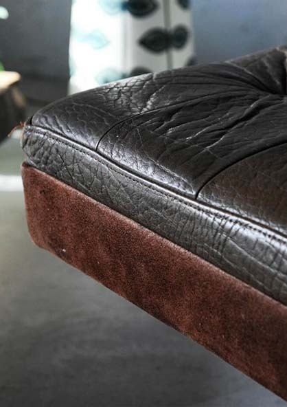 丹麥皮革休閒椅組