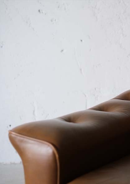 帶輪皮革單人沙發 帶輪皮革單人沙發