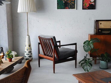 丹麥柚木木扶手椅 柚木扶手椅