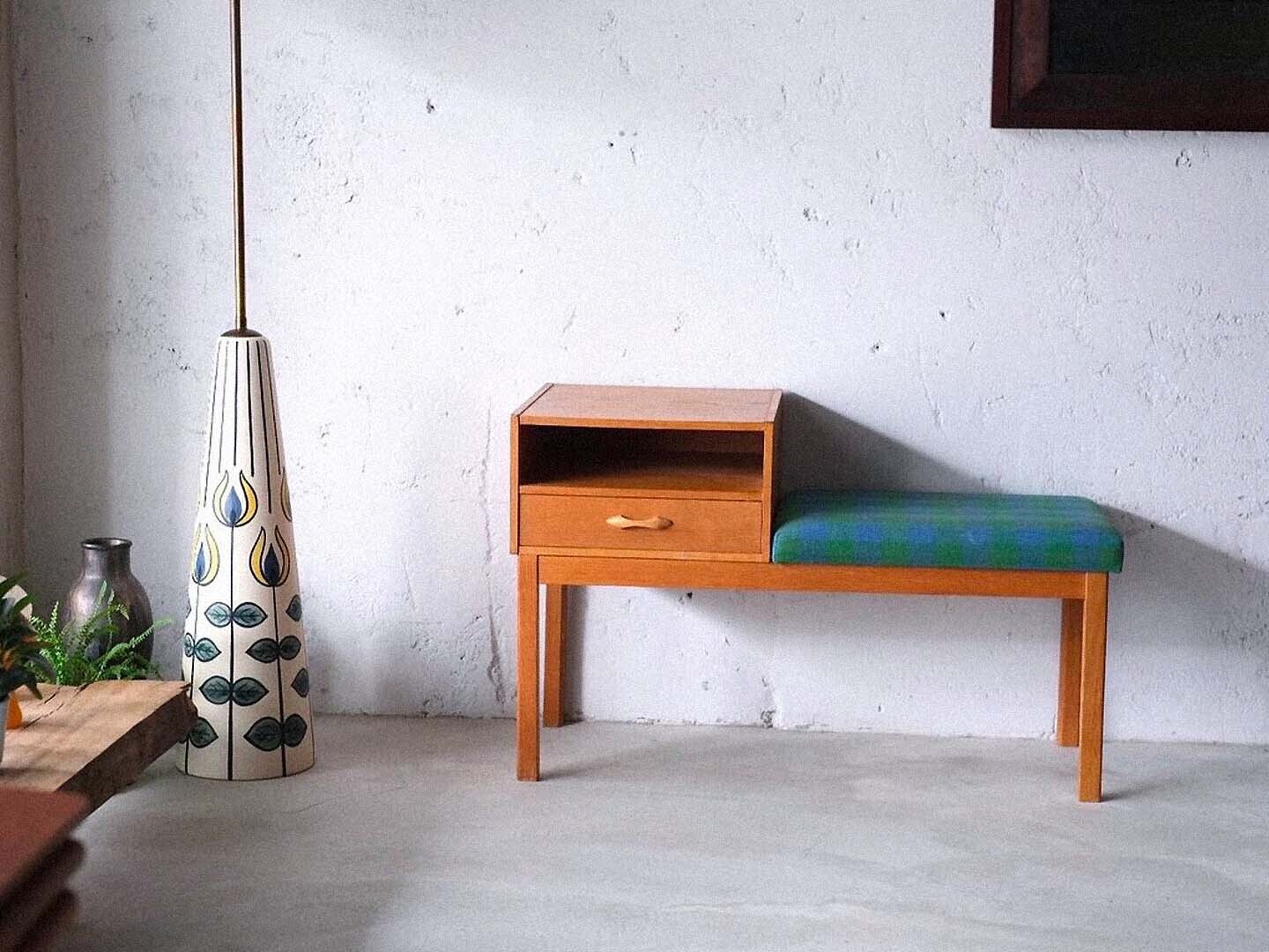 丹麥柚木電話椅