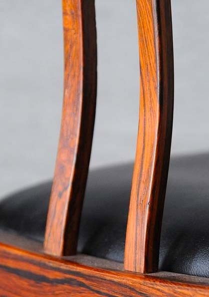 丹麥玫瑰木高背餐椅