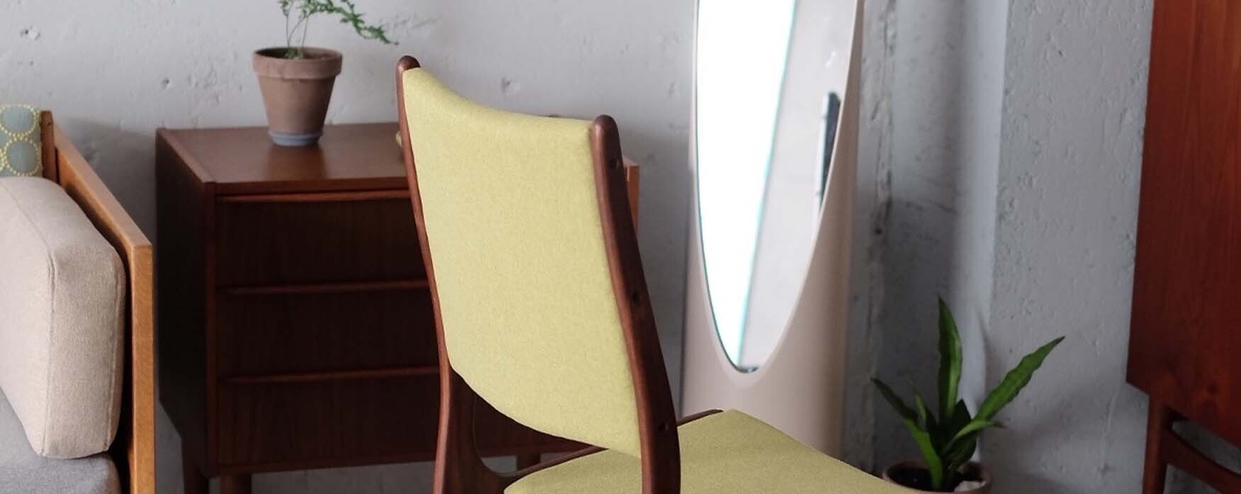 丹麥柚木高背餐椅