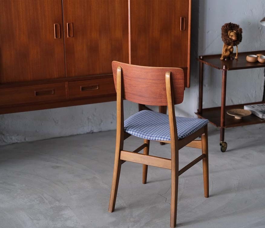 丹麥老件櫸木餐椅