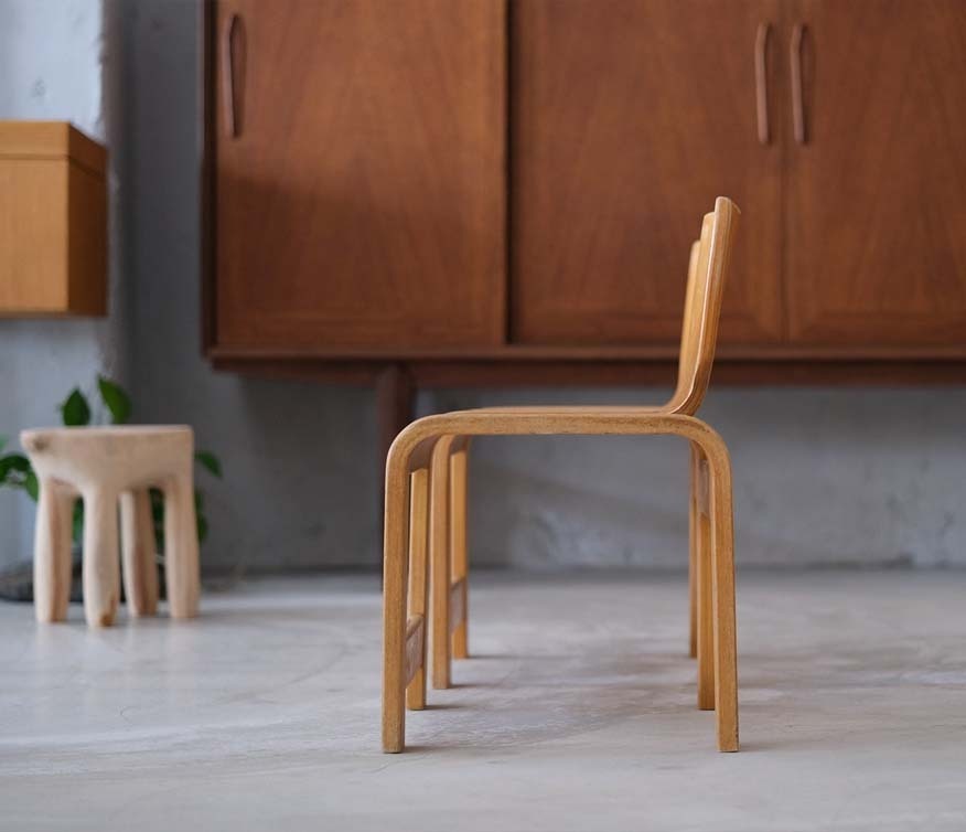 丹麥老件兒童椅